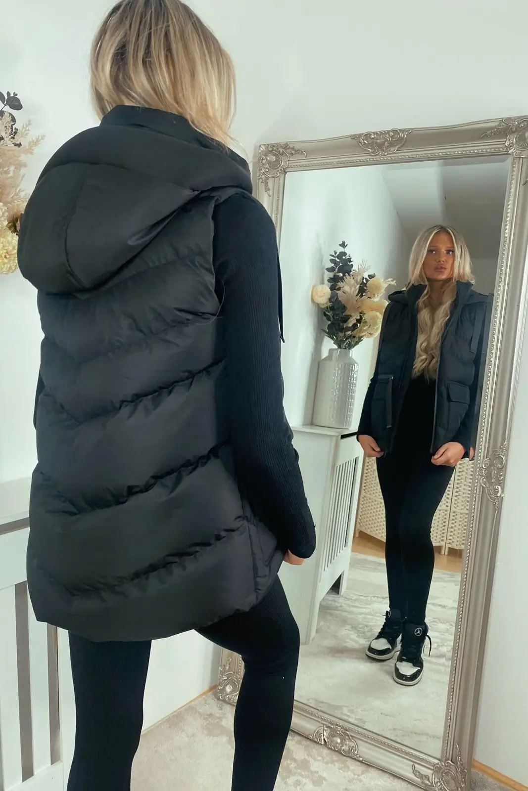 chic-black-belted-gilet-with-hood