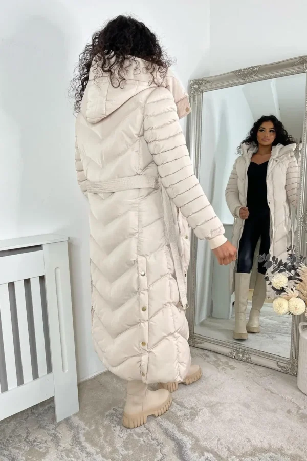 chevron-belted-hooded-coat-in-beige-with-fleece-lining