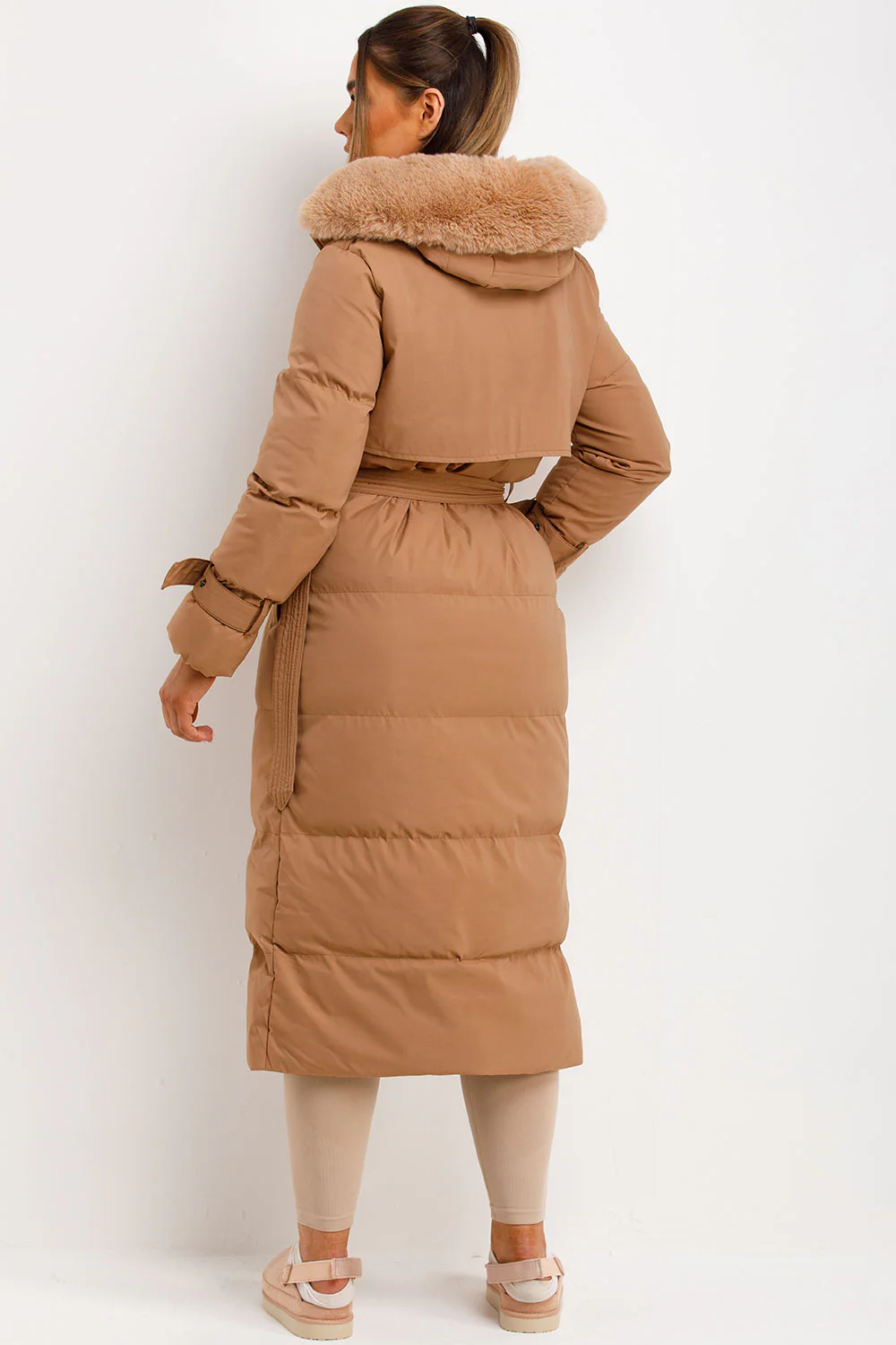 long-puffer-belted-trench-coat-with-hood-in-camel
