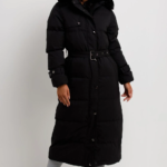 Long Winter Trench Coat Black Coat